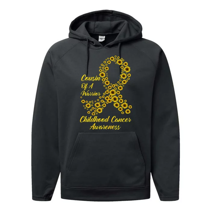 Tu Childhood Cancer Awareness Month Costume Cousin Gift Performance Fleece Hoodie