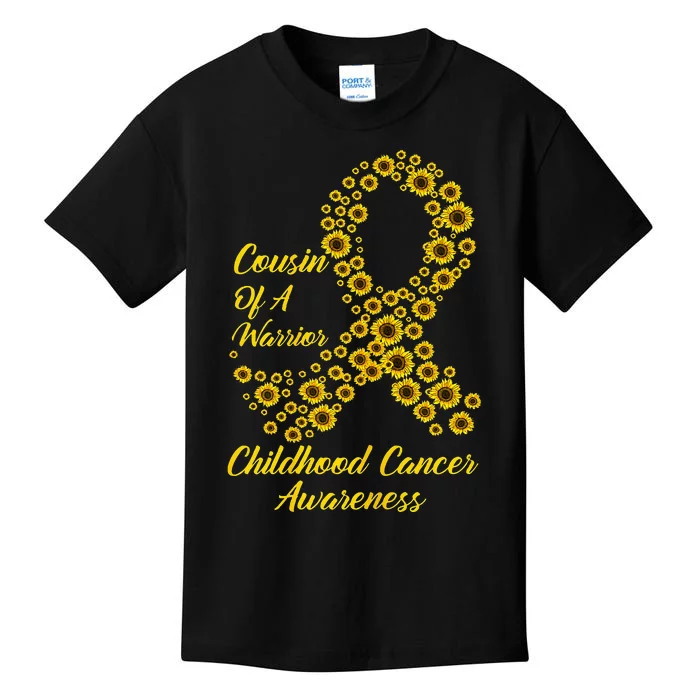 Tu Childhood Cancer Awareness Month Costume Cousin Gift Kids T-Shirt