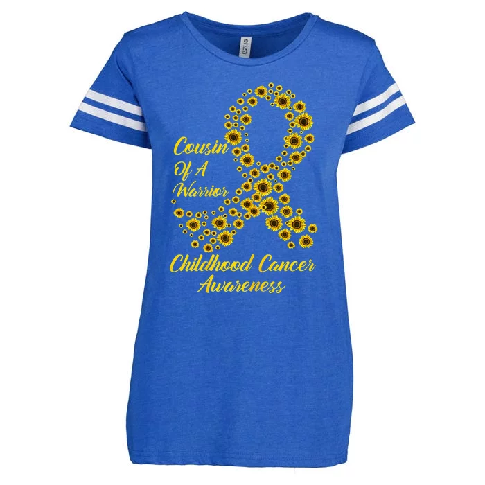 Tu Childhood Cancer Awareness Month Costume Cousin Gift Enza Ladies Jersey Football T-Shirt