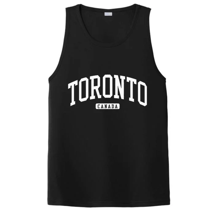 Toronto Canada College University Style Performance Tank