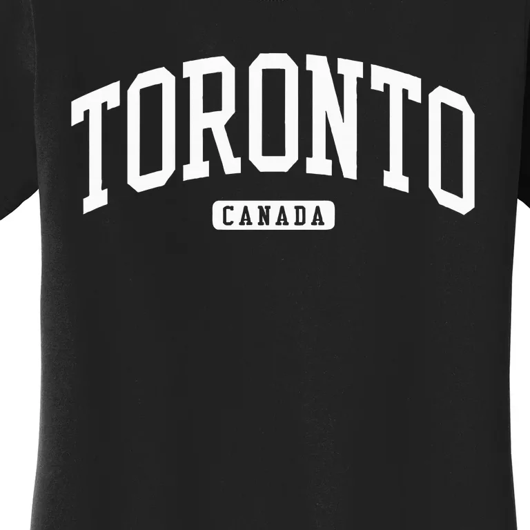 Toronto Canada College University Style Women's T-Shirt