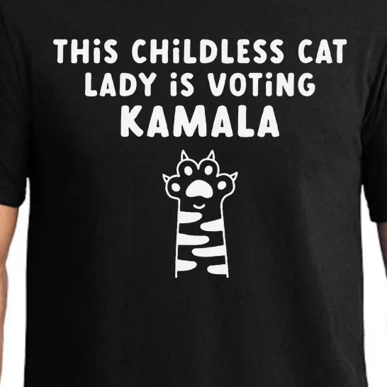 This Childless Cat Lady Is Voting Kamala Pajama Set