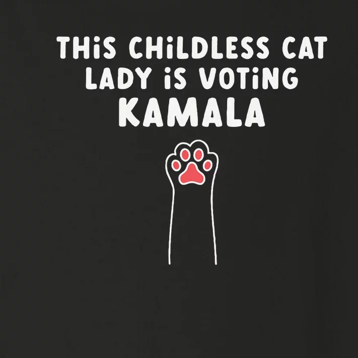 This Childless Cat Lady Is Voting Kamala Toddler Long Sleeve Shirt