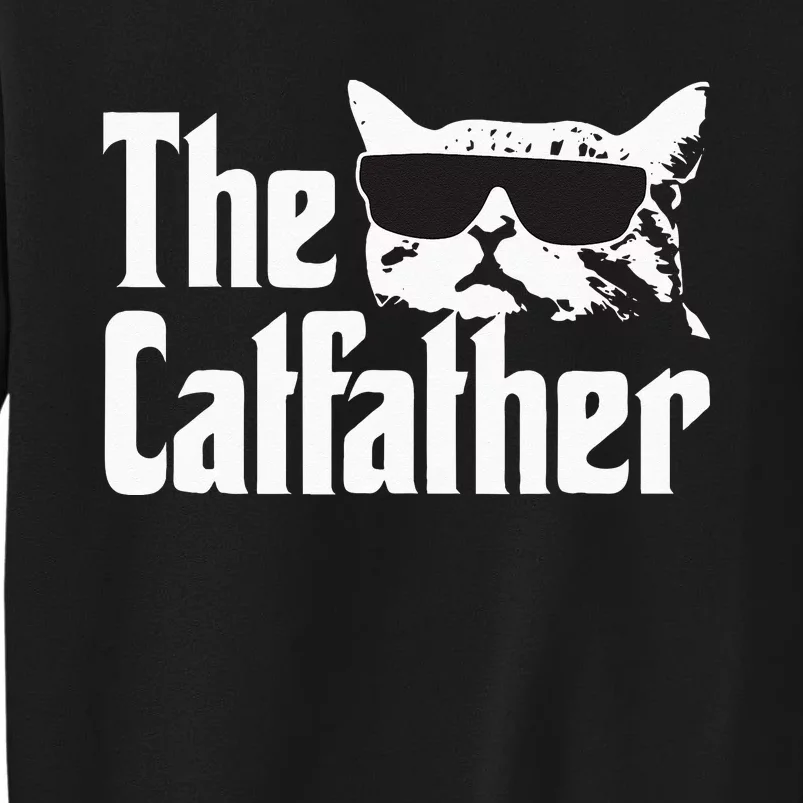 The Catfather Cat Daddy Funny Gif Tall Sweatshirt