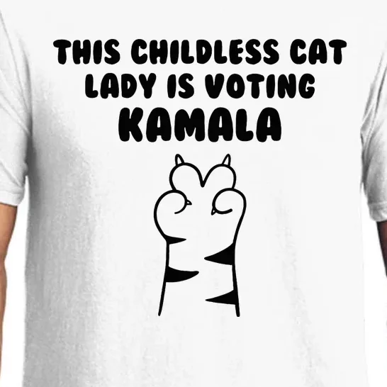 This Childless Cat Lady Is Voting Kamala Pajama Set