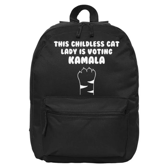 This Childless Cat Lady Is Voting Kamala 16 in Basic Backpack