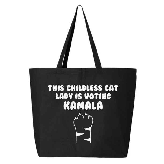 This Childless Cat Lady Is Voting Kamala 25L Jumbo Tote