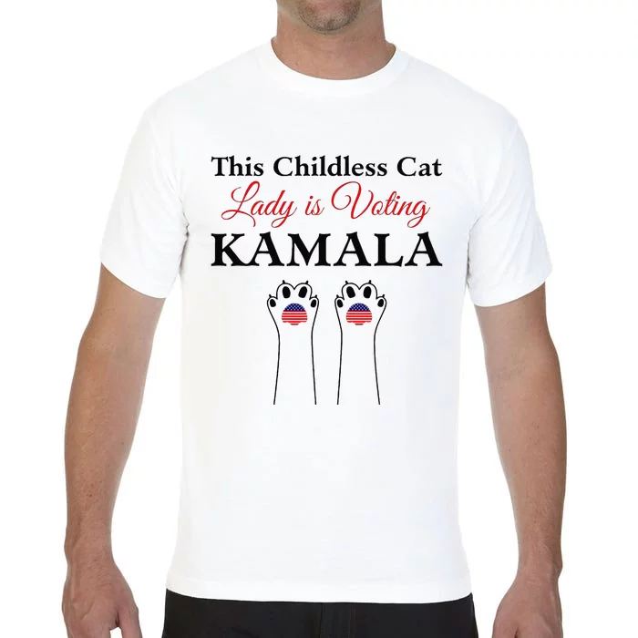 This Childless Cat Lady Is Voting Kamala Comfort Colors T-Shirt