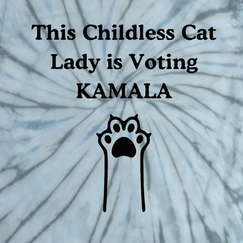 This Childless Cat Lady Is Voting Kamala Tie-Dye T-Shirt