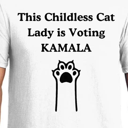 This Childless Cat Lady Is Voting Kamala Pajama Set