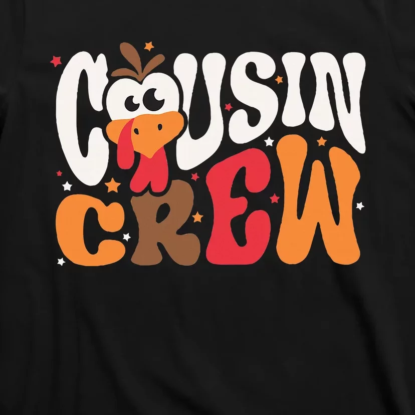 Thanksgiving Cousin Crew Turkey Team Squad Matching T-Shirt