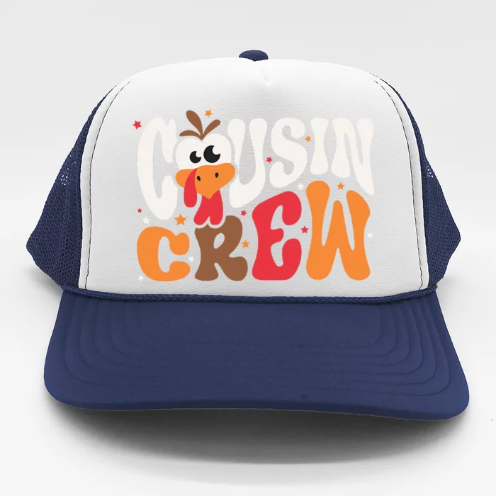 Thanksgiving Cousin Crew Turkey Team Squad Matching Trucker Hat