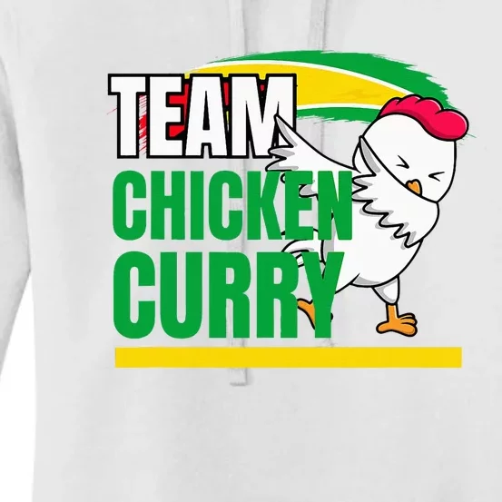 Team Chicken Curry Guyana And Trinidad Patriotic Cricket Women's Pullover Hoodie