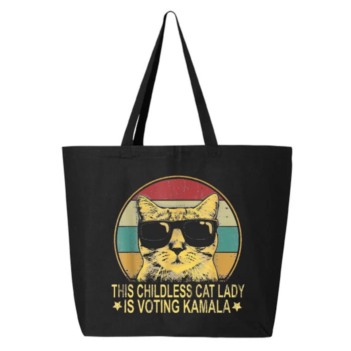 This Childless Cat Lady Is Voting Kamala 25L Jumbo Tote