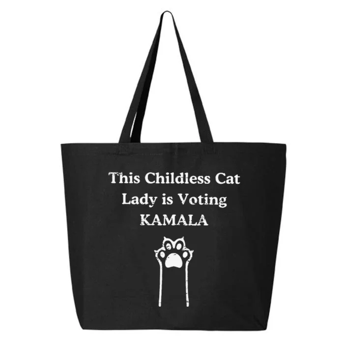 This Childless Cat Lady Is Voting Kamala 25L Jumbo Tote