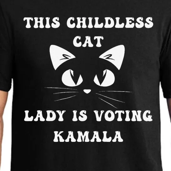 This Childless Cat Lady Is Voting Kamala Pajama Set