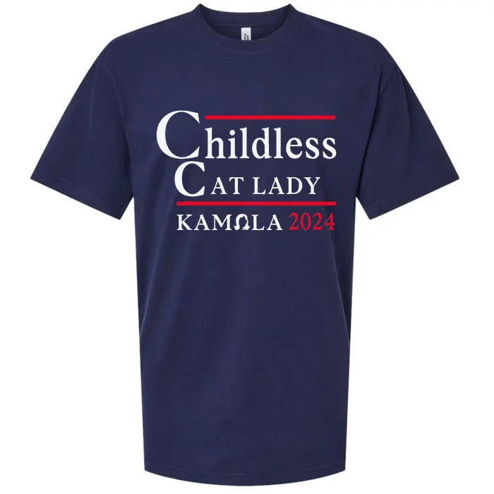 This Childless Cat Lady Is Voting Kamala Election 2024 Sueded Cloud Jersey T-Shirt