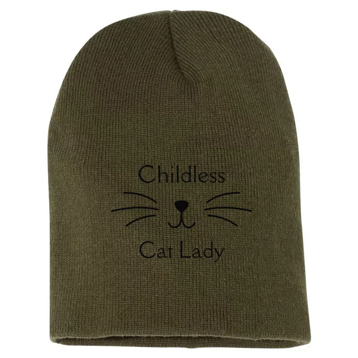 This Childless Cat Lady Ladies Is Voting Kamala Short Acrylic Beanie