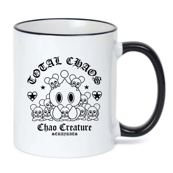 Total Chaos Chao Creature Stray Rats Black Color Changing Mug