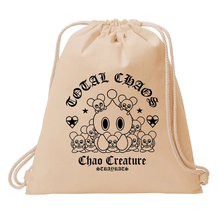 Total Chaos Chao Creature Stray Rats Drawstring Bag