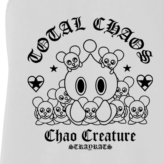 Total Chaos Chao Creature Stray Rats Women's Racerback Tank