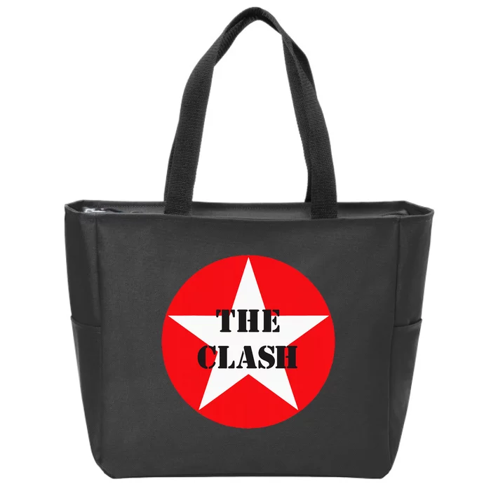 The C.L.A.S.H Circle Star Zip Tote Bag