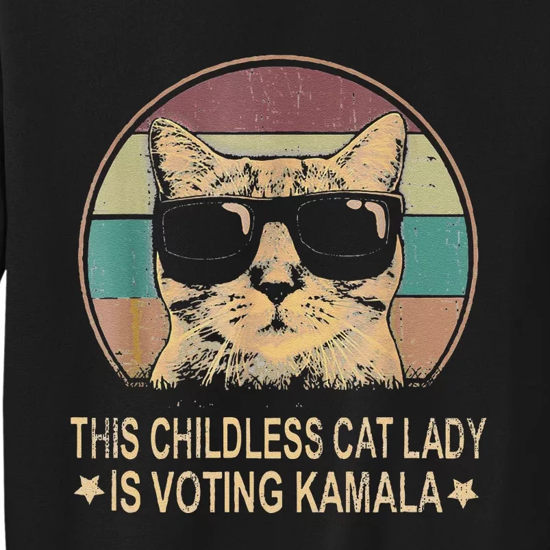 This Childless Cat Lady Is Voting Kamala Gift Sweatshirt