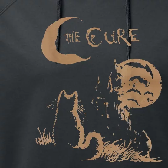 The C.U.R.E Cat Moon Lover Performance Fleece Hoodie