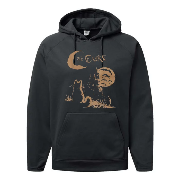 The C.U.R.E Cat Moon Lover Performance Fleece Hoodie