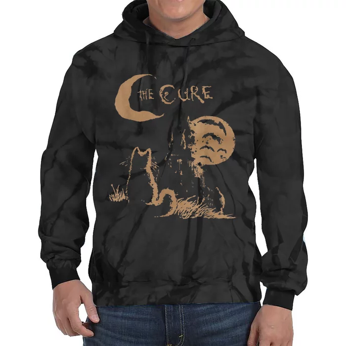 The C.U.R.E Cat Moon Lover Tie Dye Hoodie