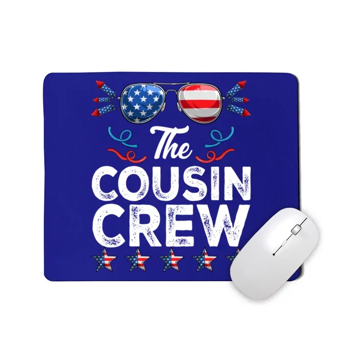 The Cousin Crew Cute Gift Patriotic 4th Of July Cousin Crew Gift Mousepad