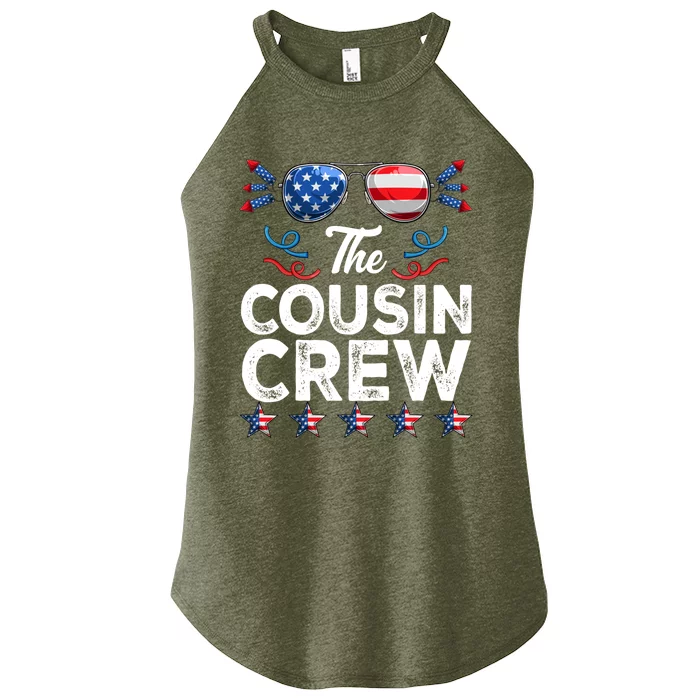 The Cousin Crew Cute Gift Patriotic 4th Of July Cousin Crew Gift Women’s Perfect Tri Rocker Tank