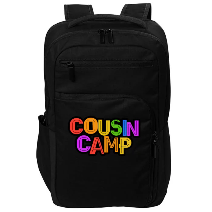 Tribe Cousin Camp Grandma Grandpa Sleepaway Sign Autographs Gift Impact Tech Backpack