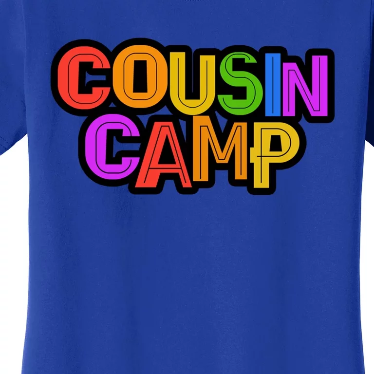 Tribe Cousin Camp Grandma Grandpa Sleepaway Sign Autographs Gift Women's T-Shirt