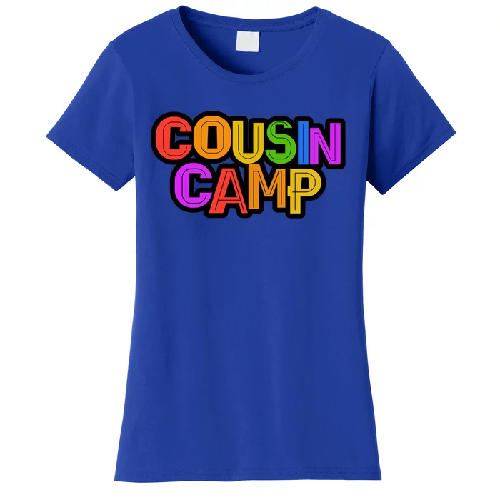 Tribe Cousin Camp Grandma Grandpa Sleepaway Sign Autographs Gift Women's T-Shirt