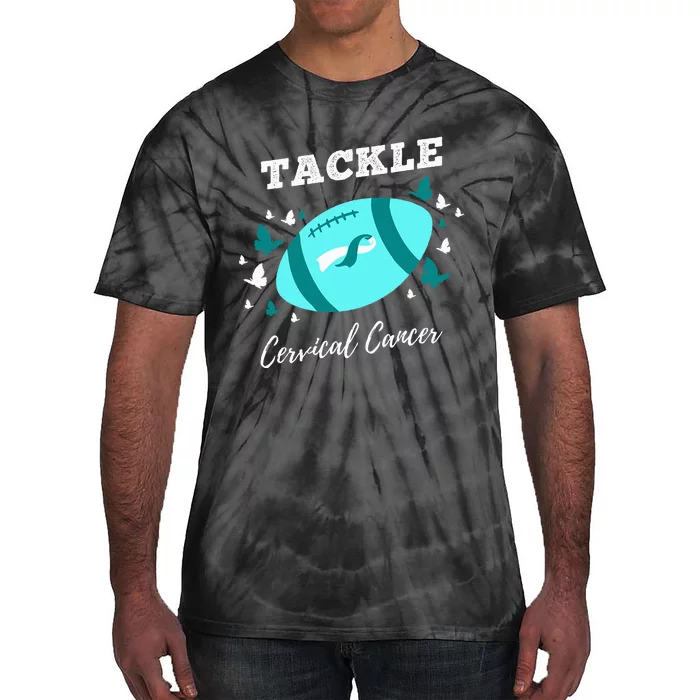 Tackle Cervical Cancer for Cervical Cancer Awareness Tie-Dye T-Shirt