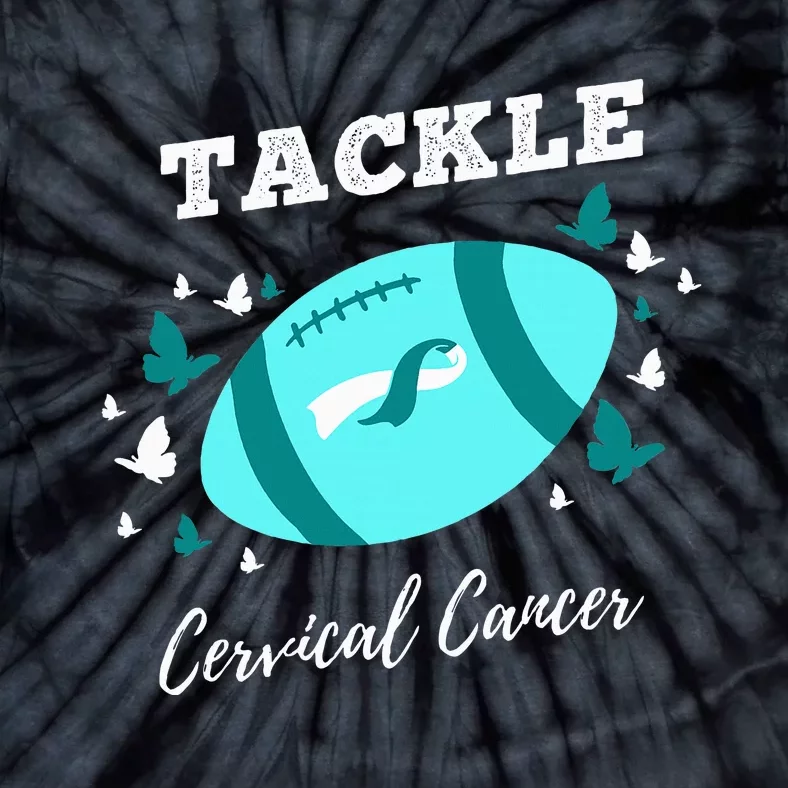 Tackle Cervical Cancer for Cervical Cancer Awareness Tie-Dye T-Shirt