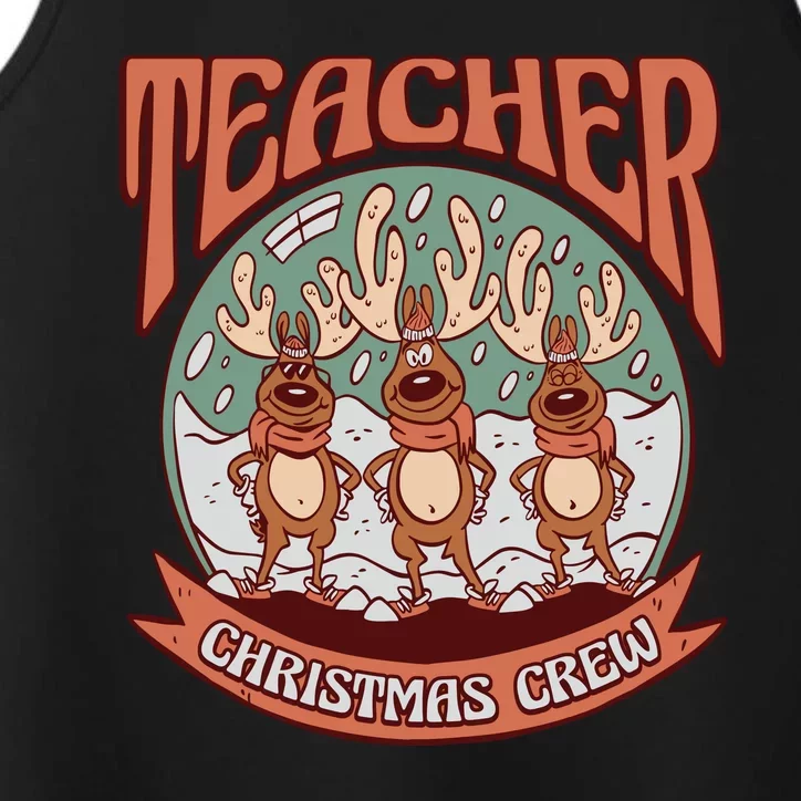 Teacher Christmas Crew Holiday Performance Tank