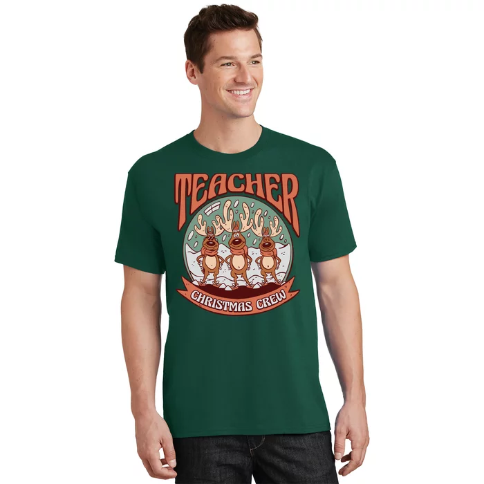 Teacher Christmas Crew Holiday T-Shirt