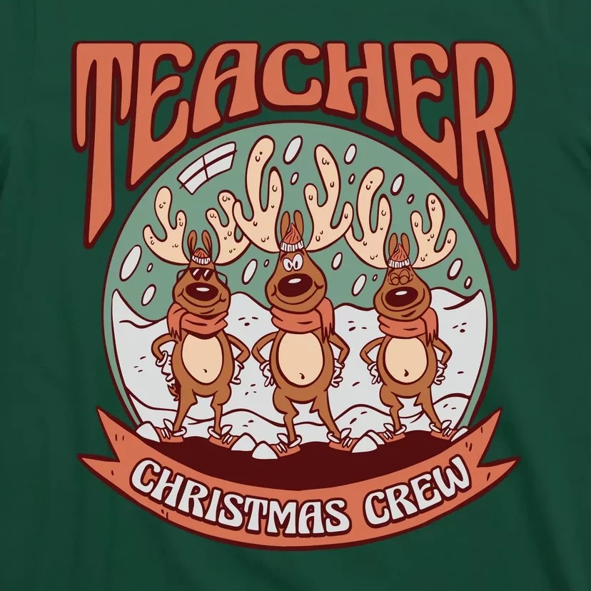 Teacher Christmas Crew Holiday T-Shirt