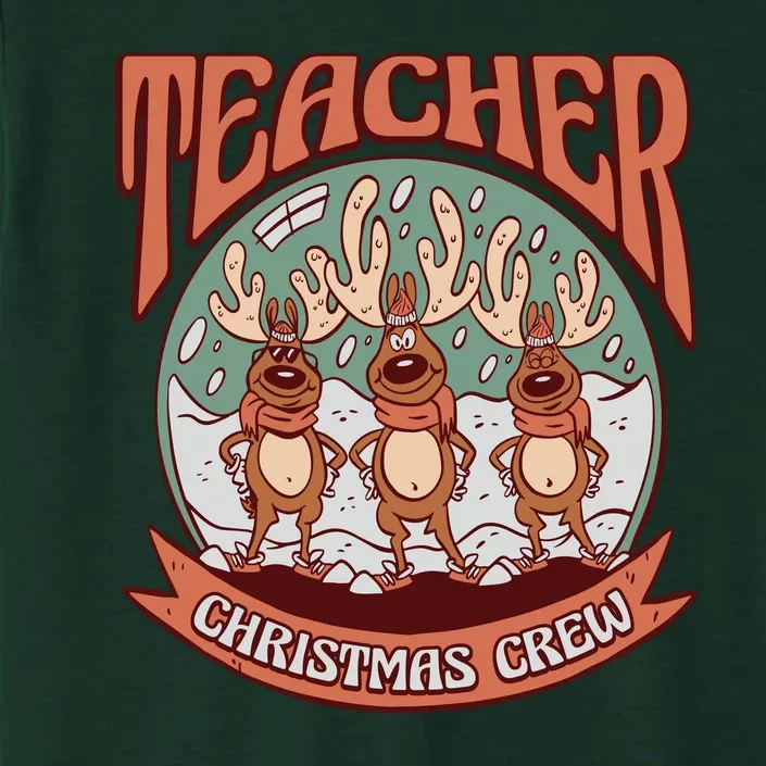 Teacher Christmas Crew Holiday ChromaSoft Performance T-Shirt