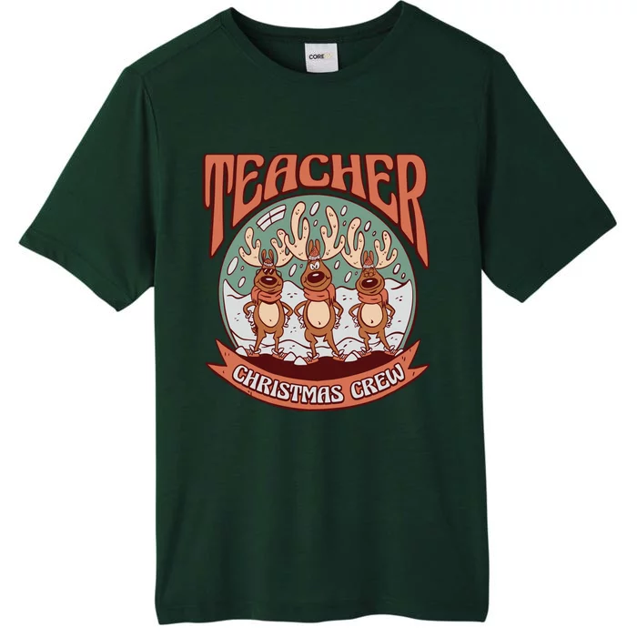 Teacher Christmas Crew Holiday ChromaSoft Performance T-Shirt