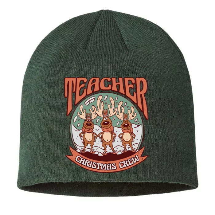 Teacher Christmas Crew Holiday 8 1/2in Sustainable Knit Beanie