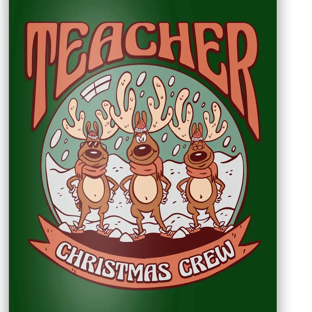 Teacher Christmas Crew Holiday Poster