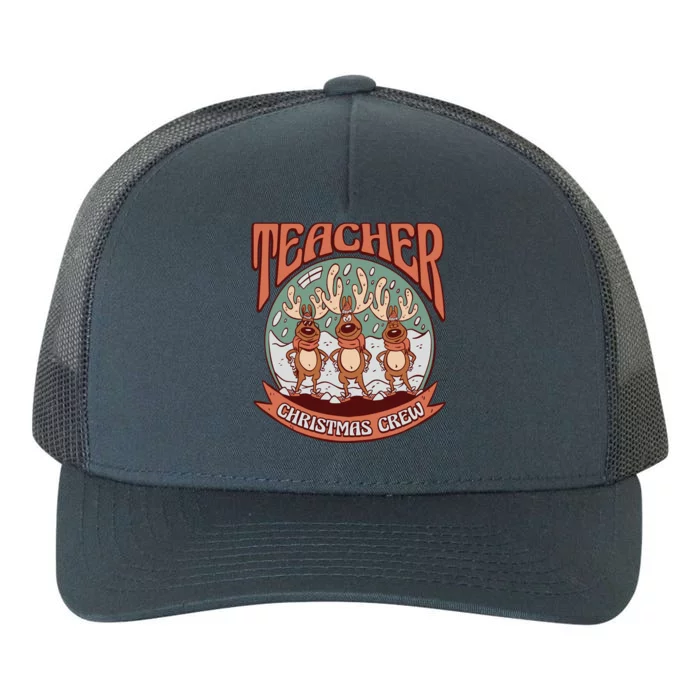 Teacher Christmas Crew Holiday Yupoong Adult 5-Panel Trucker Hat