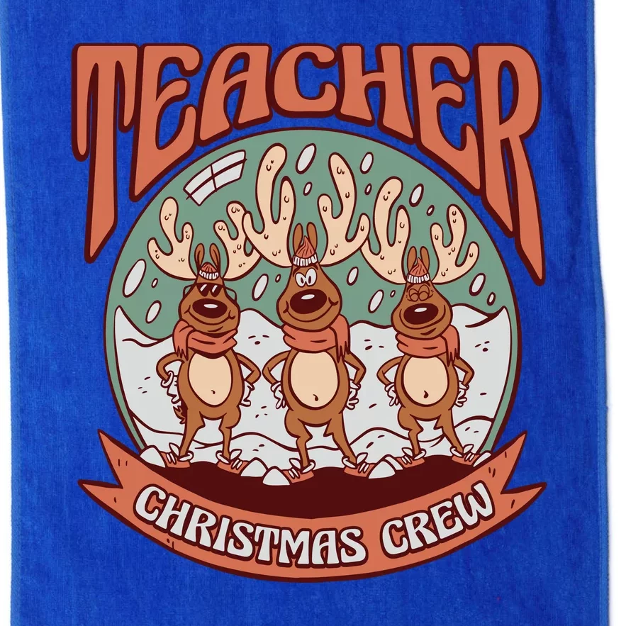 Teacher Christmas Crew Holiday Platinum Collection Golf Towel