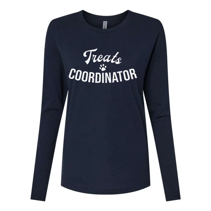 Treats Coordinator Dog Lover Womens Cotton Relaxed Long Sleeve T-Shirt