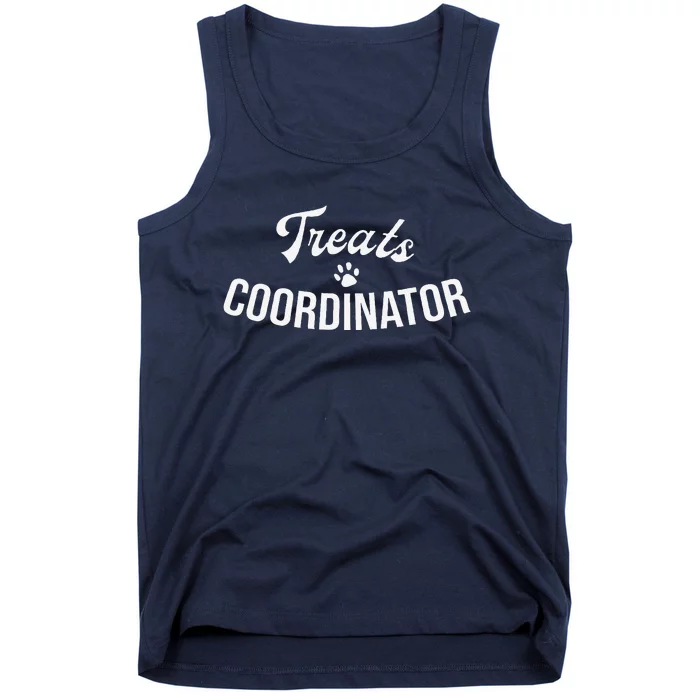 Treats Coordinator Dog Lover Tank Top