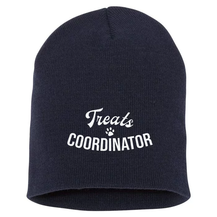 Treats Coordinator Dog Lover Short Acrylic Beanie