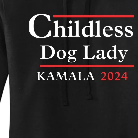 This Childress Dog Lady Is Voting Kamala President Lovers Women's Pullover Hoodie